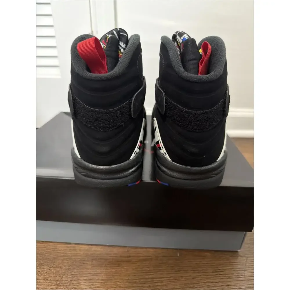 Nike Air Jordan 8 Retro Shoes Size 12 Black - New Damaged Box